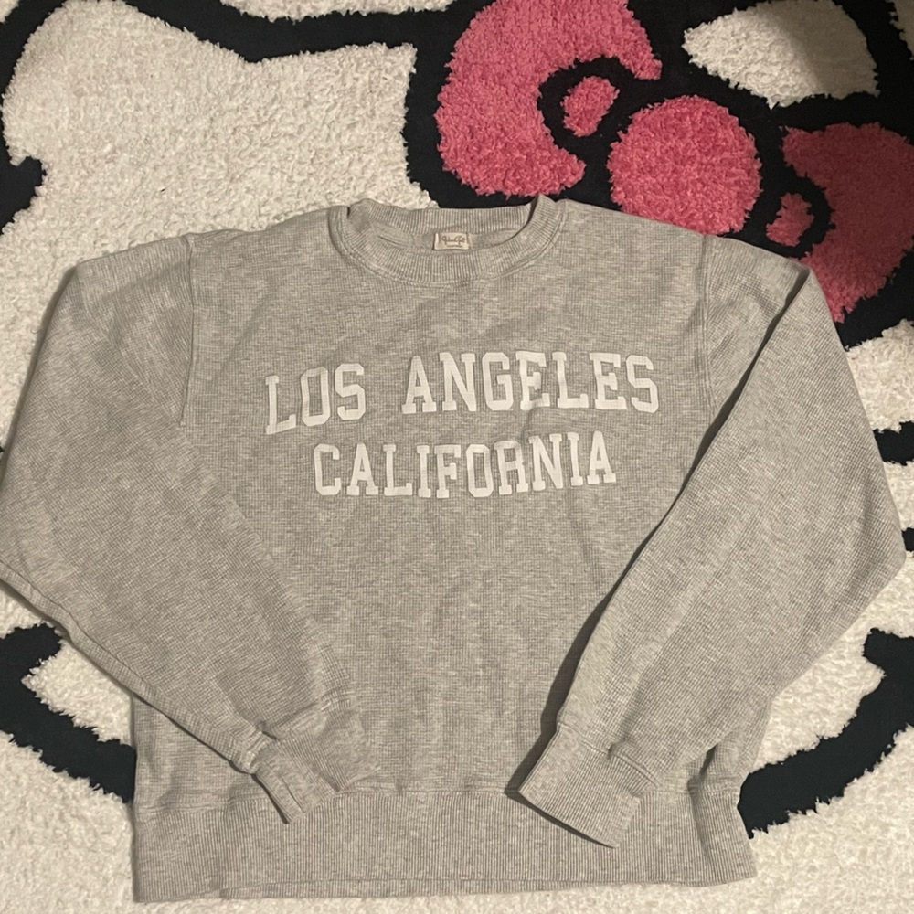 Brandy Melville John Galt Los Angeles California Gray Sweatshirt 💕